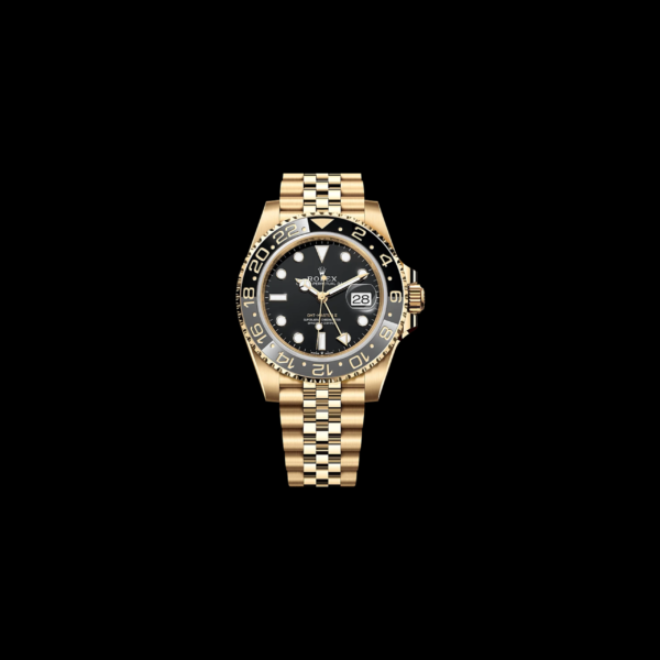 Rolex GMT-Master II Black Dial Yellow Gold Ref. 126718GRNR