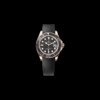 Rolex Yacht-Master Black Dial Rose Gold Oysterflex 42mm Ref. 126655