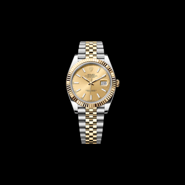 Rolex Datejust 41mm “Champagne” Two-Tone Stainless Steel & Yellow Gold Ref. 126333