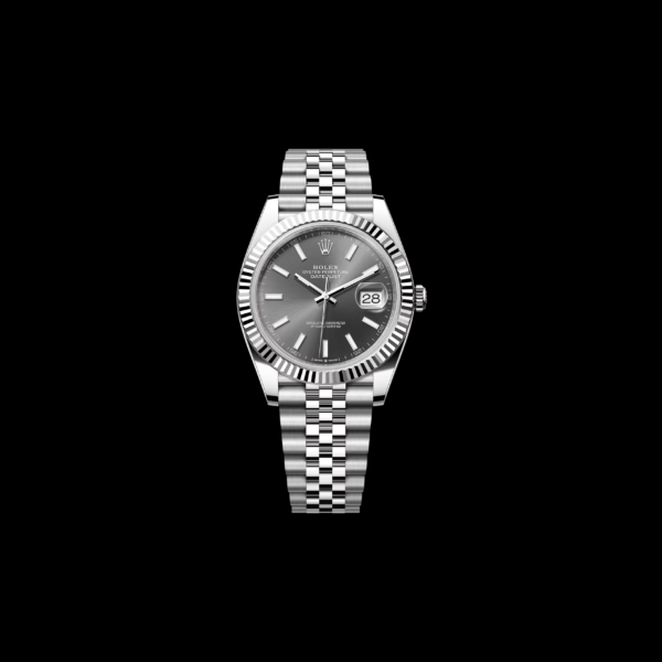 Rolex Datejust 41mm “Rhodium” Grey Dial Stainless Steel Ref. 126334