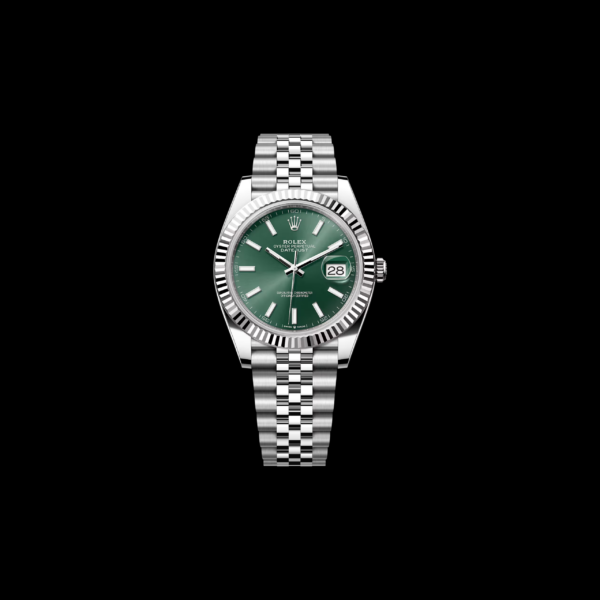 Rolex Datejust 41mm “Mint” Green Dial Stainless Steel Ref. 126334