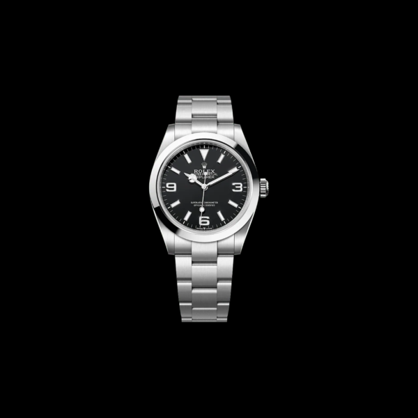 Rolex Explorer 40mm Black Dial Stainless Steel Ref. 224270