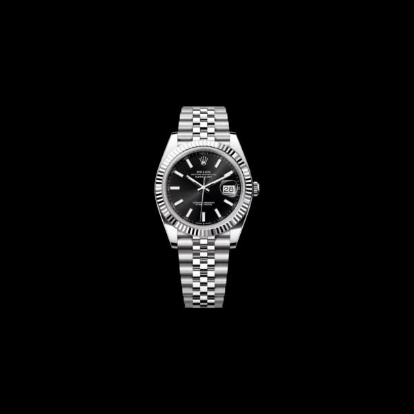 Rolex Datejust 41mm Black Dial Stainless Steel Ref. 126334