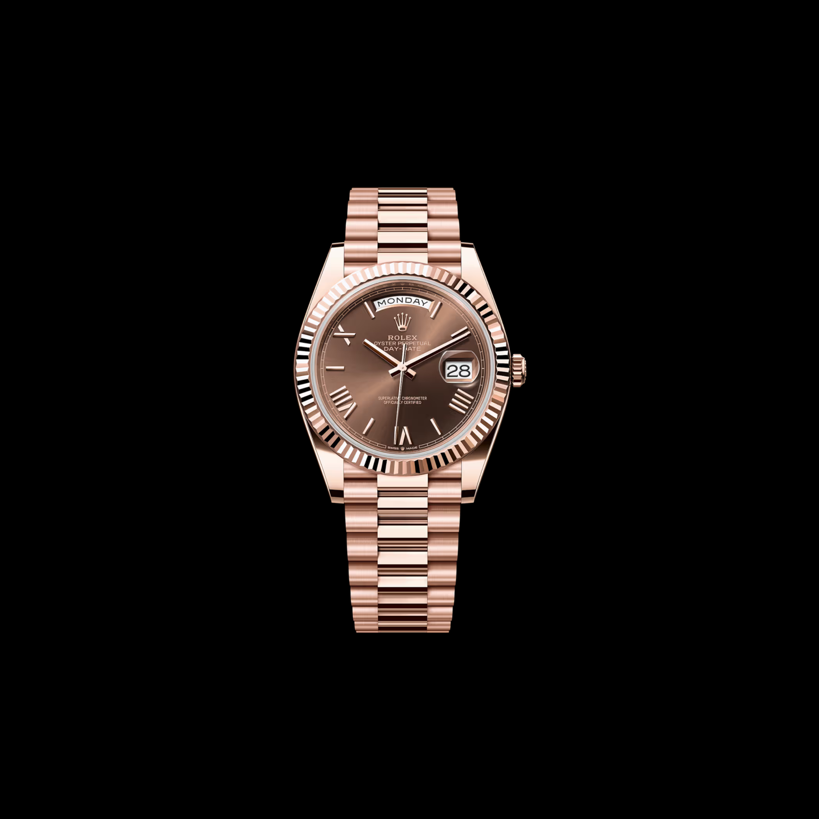 Rolex Day-Date 40mm “Chocolate” Dial Rose Gold Ref. 228235