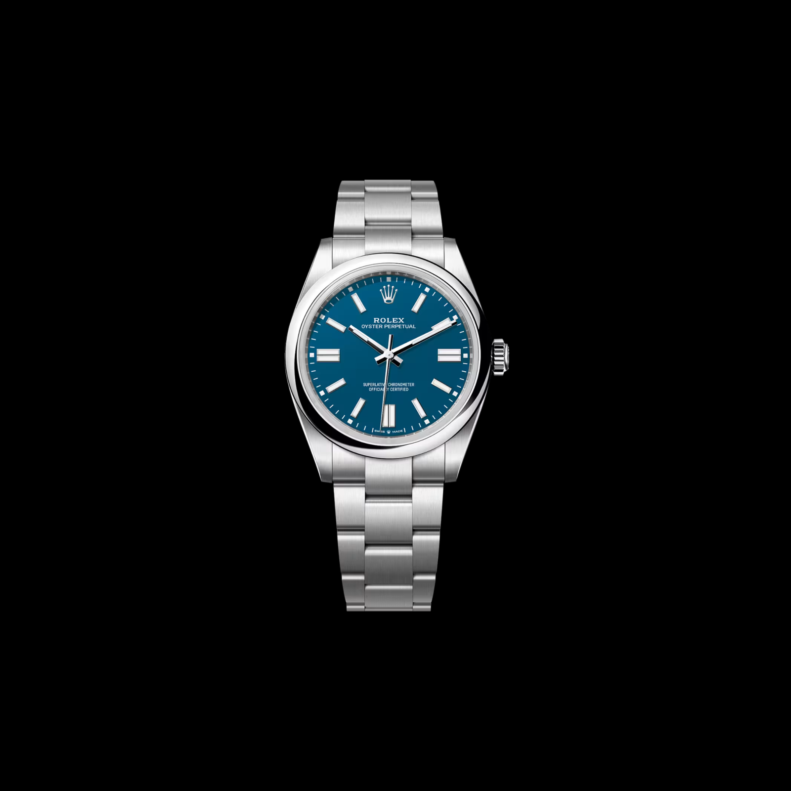 Rolex Oyster Perpetual 41mm Blue Dial Stainless Steel Ref. 134300