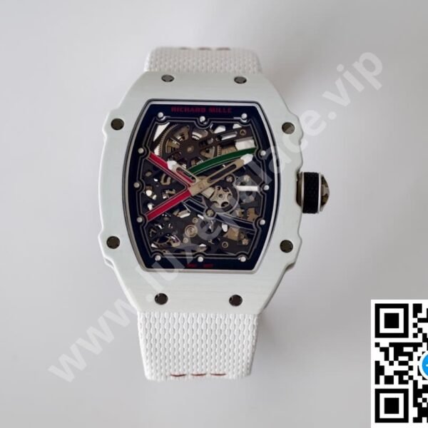 Richard Mille “UAE Team” White Edition Carbon Fibre 39mm Ref. RM67-02