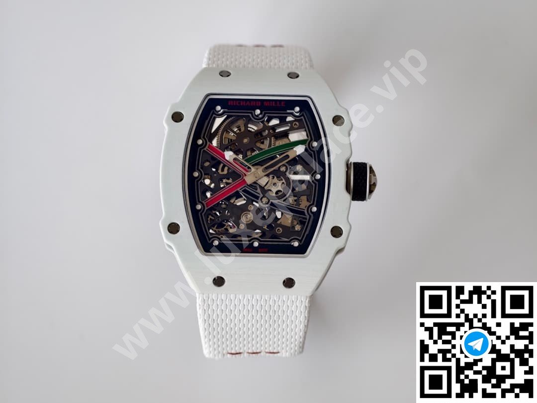 Richard Mille “UAE Team” White Edition Carbon Fibre 39mm Ref. RM67-02