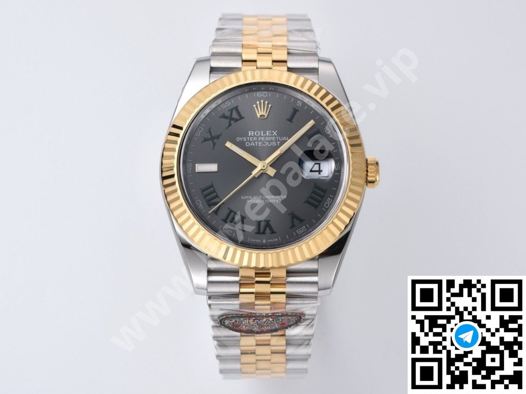 Rolex Datejust 41mm “Wimbledon” Stainless Steel & Yellow Gold Ref. 126333