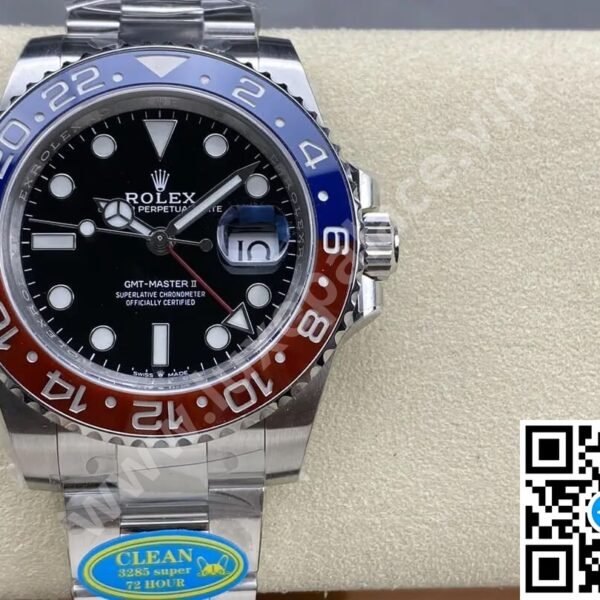 Rolex GMT-Master II “Pepsi” Stainless Steel Oyster 40mm Ref. 126710BLRO