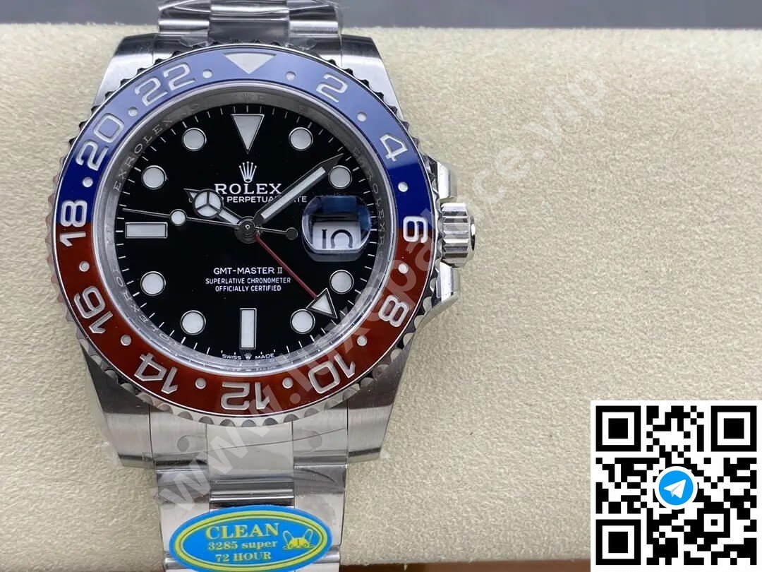 Rolex GMT-Master II “Pepsi” Stainless Steel Oyster 40mm Ref. 126710BLRO