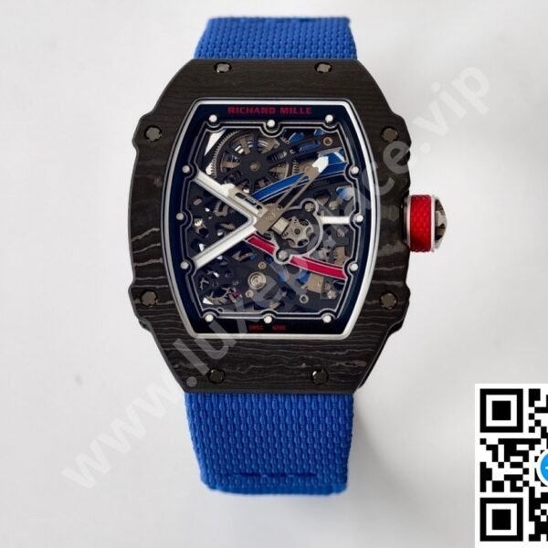 Richard Mille “Sebastian Ogier” Blue Edition Carbon Fibre 39mm Ref. RM67-02