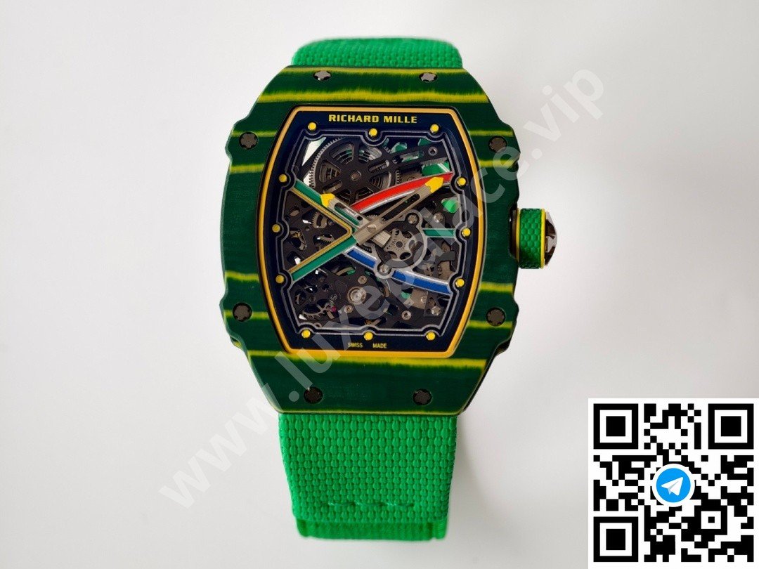 Richard Mille “Wayde Van Niekerk” Edition Carbon Fibre 39mm Ref. RM67-02