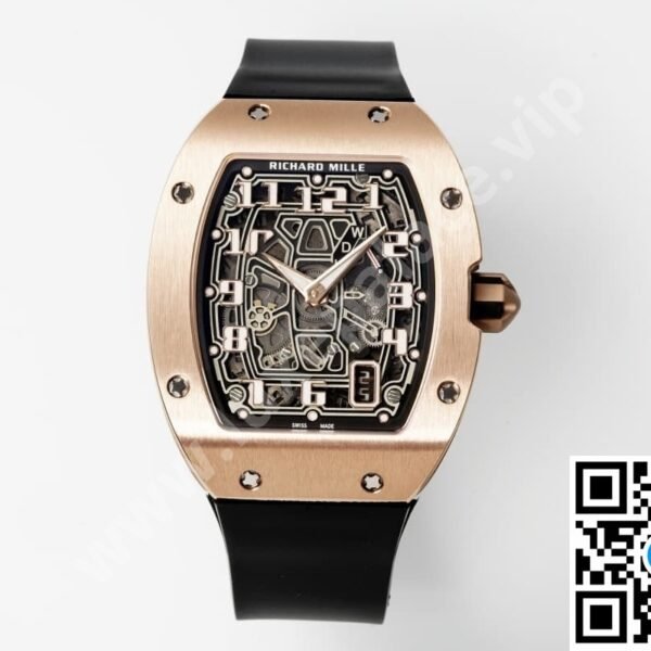 Richard Mille Black Dial Rose Gold 39mm Ref. RM67-01