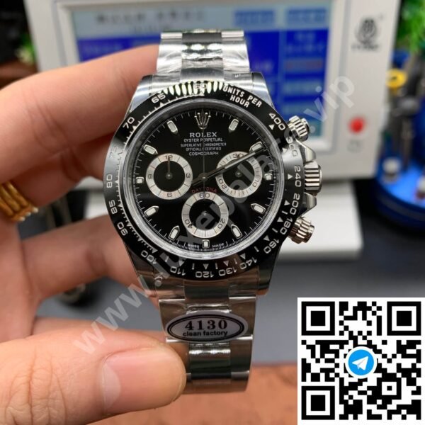 Rolex Daytona Black Dial Stainless Steel 40mm Old Ref. 116500LN
