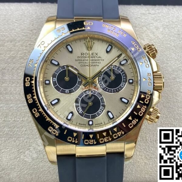 Rolex Daytona “Pikachu” Dial Yellow Gold Oysterflex 40mm Ref. 126518LN