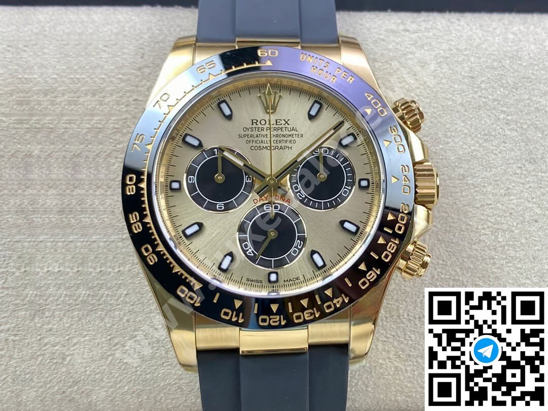 Rolex Daytona “Pikachu” Dial Yellow Gold Oysterflex 40mm Ref. 126518LN