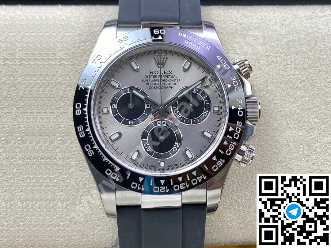 Rolex Daytona “Ghost” Dial White Gold Oysterflex 40mm Ref. 126519LN