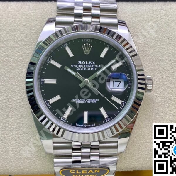 Rolex Datejust 41mm Black Dial Stainless Steel Ref. 126334