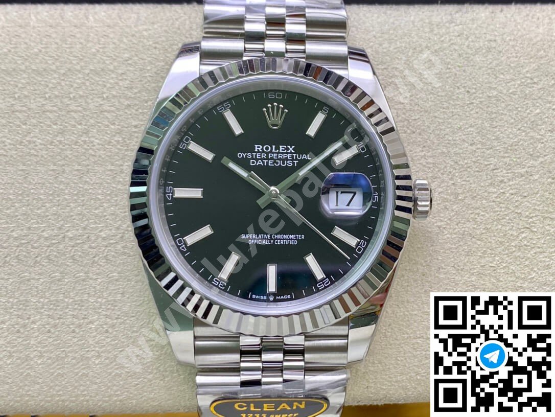 Rolex Datejust 41mm Black Dial Stainless Steel Ref. 126334