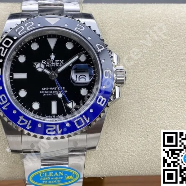 Rolex GMT-Master II “Batman” Stainless Steel Oyster 40mm Ref. 126710BLNR