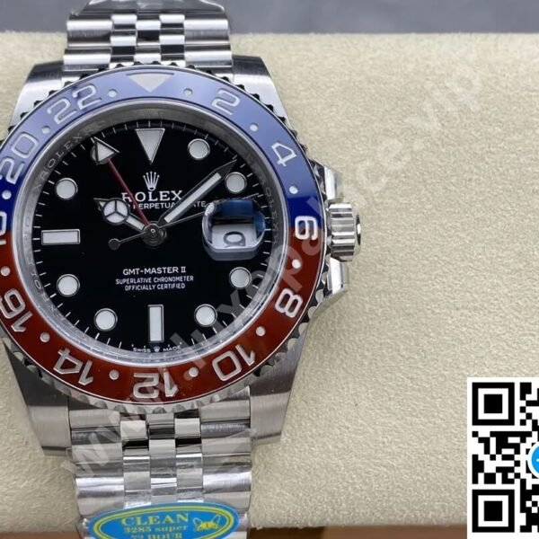 Rolex GMT-Master II “Pepsi” Stainless Steel Jubilee 40mm Ref. 126710BLRO