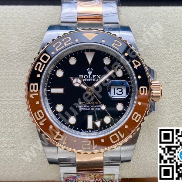 Rolex GMT-Master II “Rootbeer” Stainless Steel & Rose Gold 40mm Ref. 126711CHNR