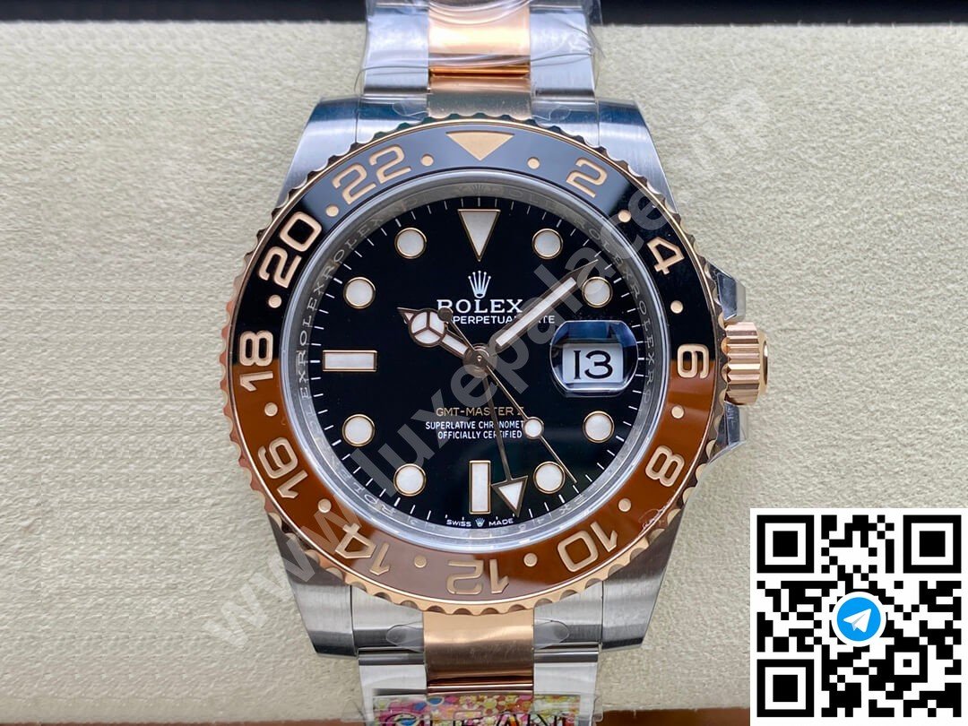 Rolex GMT-Master II “Rootbeer” Stainless Steel & Rose Gold 40mm Ref. 126711CHNR