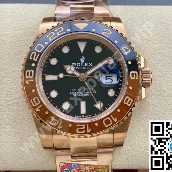 Rolex GMT-Master II “Rootbeer” Rose Gold 40mm Ref. 126715CHNR