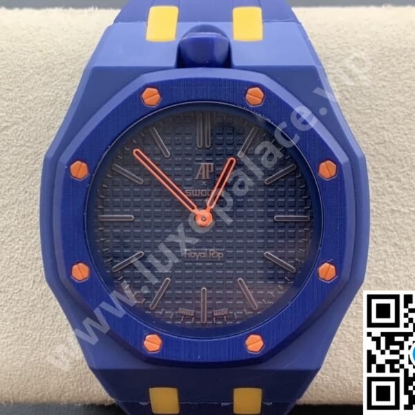 Audemars Piguet AP x Swatch “Orengji Hachi” Bioceramic Inc. Extra Rubber Strap Ref. SSX03L103N