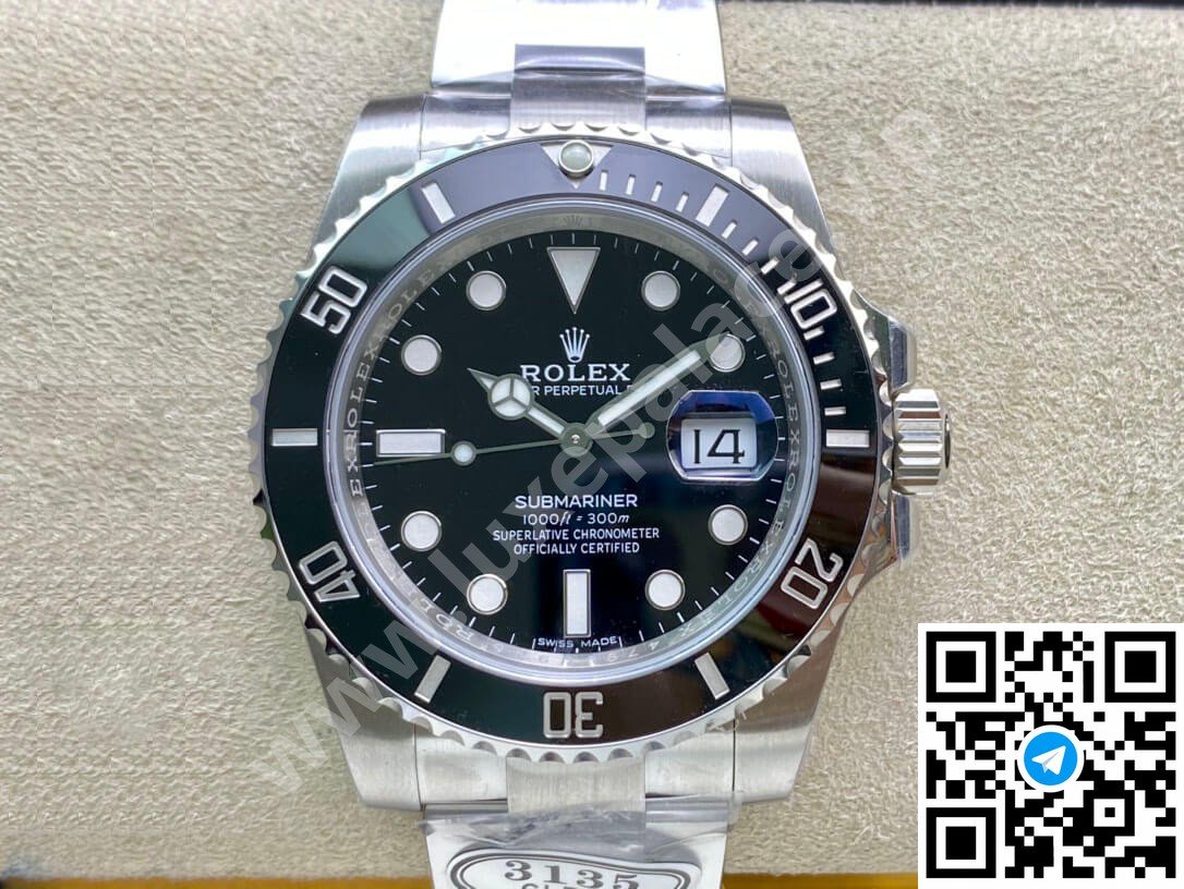 Rolex Submariner Black Dial No Date Stainless Steel 41mm Ref. 124060