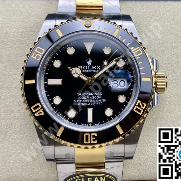 Rolex Submariner Black Dial Stainless Steel & Yellow Gold 41mm Ref. 126613LN