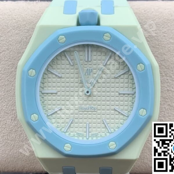Audemars Piguet AP x Swatch “Blaue Acht” Bioceramic Inc. Extra Rubber Strap 40mm Ref. SSX03L101N