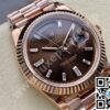 Rolex Day-Date 40mm “Chocolate” Baguette Dial Rose Gold Ref. 228235