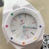 Audemars Piguet AP x Swatch “Huit Blanc” Biocermaic Inc. Extra Rubber Strap 40mm Ref. SSX03W100N