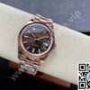 Rolex Day-Date 40mm “Chocolate” Baguette Dial Rose Gold Ref. 228235