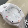Audemars Piguet AP x Swatch “Huit Blanc” Biocermaic Inc. Extra Rubber Strap 40mm Ref. SSX03W100N