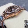Rolex Day-Date 40mm “Chocolate” Baguette Dial Rose Gold Ref. 228235