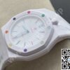 Audemars Piguet AP x Swatch “Huit Blanc” Biocermaic Inc. Extra Rubber Strap 40mm Ref. SSX03W100N