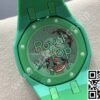 Audemars Piguet AP x Swatch “Green Eight” Bioceramic Inc. Extra Rubber Strap 40mm Ref. SSX03G100N