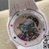 Audemars Piguet AP x Swatch “Huit Blanc” Biocermaic Inc. Extra Rubber Strap 40mm Ref. SSX03W100N