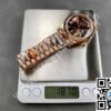 Rolex Day-Date 40mm “Chocolate” Baguette Dial Rose Gold Ref. 228235